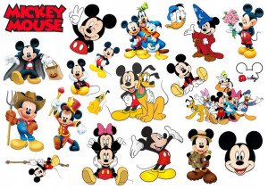 Tatuaże Dla Dzieci Zmywalne Myszka Miki Mickey Y6