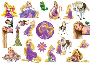 Tatuaże Dla Dzieci Zmywalne Roszpunka Disney Y6
