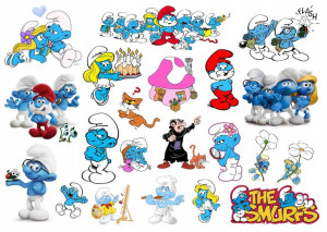 Tatuaże Dla Dzieci Zmywalne Smerfy The Smurfs Y6
