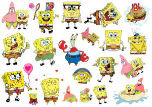 Tatuaże Dla Dzieci Zmywalne Spongebob Y6