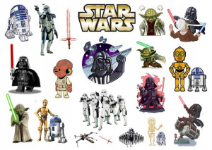 Tatuaże Dla Dzieci Zmywalne Star Wars Y6