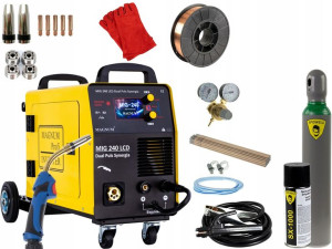Spawarka Migomat Magnum Mig Tig Mma 200 A + Zestaw