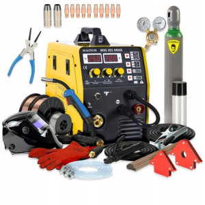Spawarka Inwerter Magnum Mig Tig Mma 230v + Zestaw