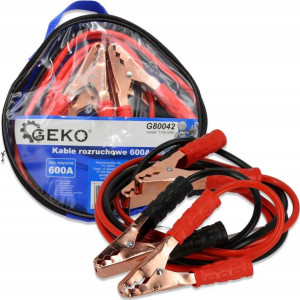 Kable rozruchowe przewody GEKO 600 A 3 m zaciski