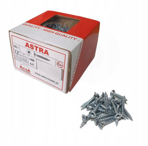 Astra wkręty do drewna mebli 4,0x20 4x20 1000 szt.