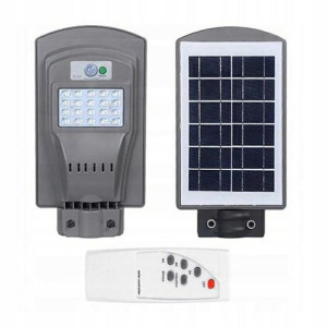 Lampa Uliczna Latarnia Solarna Pilot Czujnik Ruchu