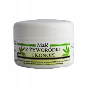 Maść na łuszczycę z żyworódki i konopii 50ml