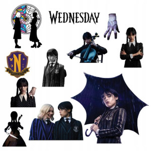 Naklejki Na Ściane Duże Wednesday Addams Z2