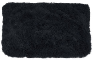 Dywan 65x120 Miękki Pluszowy Megan Shaggy Czarny