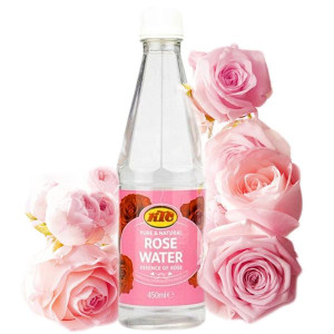 Naturalna czysta woda różana - KTC DUŻA 450 ml