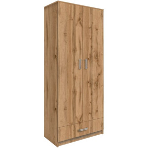 Szafa dwudrzwiowa z szufladą dąb wotan 80cm PASSAT