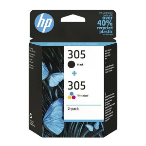 HP oryginalny ink / tusz 6ZD17AE#301, HP 305, blistr, HP 2-pack