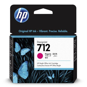 HP oryginalny ink / tusz 3ED68A, HP 712, magenta, 29ml, HP DesignJet Studi
