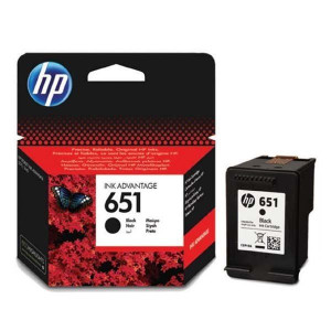 HP oryginalny ink / tusz C2P10AE, HP 651, black, 600s,