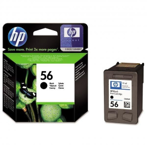 HP oryginalny ink / tusz C6656AE, HP 56, black, 520s, 19ml,