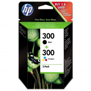 HP oryginalny ink / tusz CN637EE, HP 300, black/color, 2 x 200s, 2x4ml,