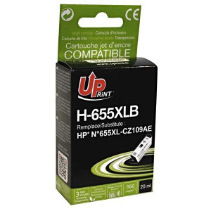 UPrint kompatybilny ink / tusz z CZ109AE, HP 655, black, 550s, 20ml,