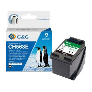 G&G kompatybilny ink / tusz z CH563EE, HP 301XL, black, 18ml, ml NH-RC563B