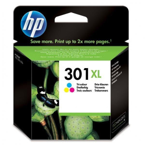 HP oryginalny ink / tusz CH564EE, HP 301XL, color, 330s,