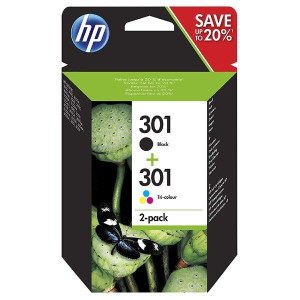HP oryginalny ink / tusz N9J72AE, black/color, blistr, 190/165s