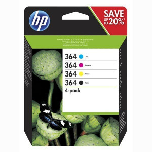 HP oryginalny ink / tusz N9J73AE, HP 364 Combo pack, CMYK, blistr,