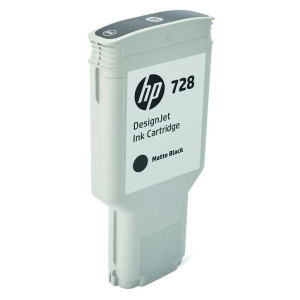 HP oryginalny ink / tusz F9J68A, HP 728, matte black, 300ml,