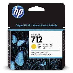 HP oryginalny ink / tusz 3ED69A, HP 712, yellow, 29ml,