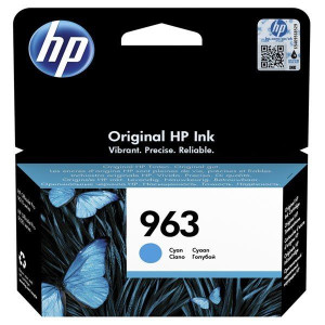 HP oryginalny ink / tusz 3JA23AE#301, HP 963, cyan, blistr, 700s, 10.77ml