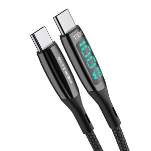 Kabel Blitzwolf BW-TC23 USB-C/USB-C 100W 1.8m (czarny)