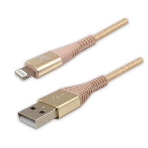 Logo USB kabel (2.0), USB A M - Apple Lightning M, 2m, MFi certifikat,