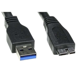 USB kabel (3.0), USB A M - 2m, czarny