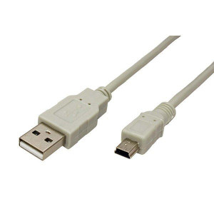 USB kabel (2.0), USB A M - 1.8m, szary
