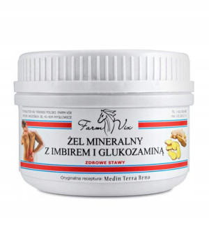 Żel MINERALNY IMBIR i GLUKOZAMINA 350ml Farm-Vix