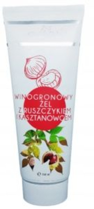 Żel winogronowy z ruszczykiem i kasztanowcem