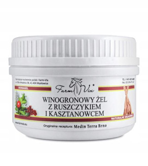 Żel Winogronowy z ruszczykiem i kasztanowcem 350ml