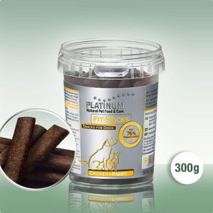PLATINUM Fit-Sticks Kurczak+królik Przysmaki dla psa 300g