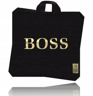 Reklamówki Czarne Foliowe Boss 50x50cm Ucho 25szt