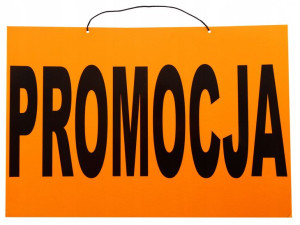 Tablica Tabliczka Promocja 35 X 50 Laminowana Duża