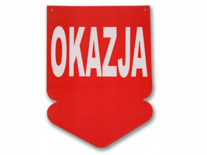 Tablica Etykieta Strzałka Okazja Do Sklepu Promo