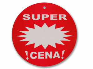 Etykieta Okrągła Kółko Fi 24cm Super Cena