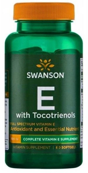 Swanson Witamina E i Tokoferole Mix 60kaps.