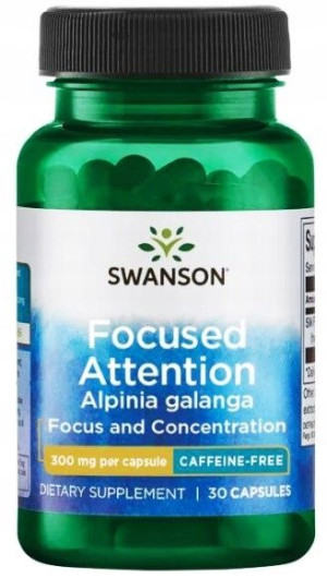 Swanson Focused Attention 300mg 30k. Koncentracja