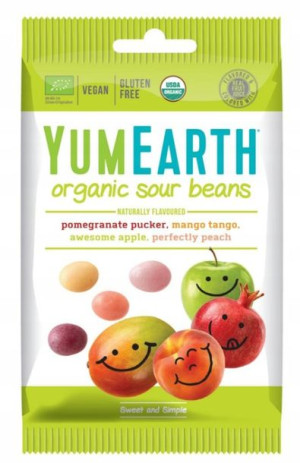 Cukierki kwaśne miękkie fasolki EKO 50g YUMEARTH