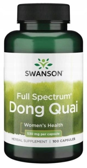 Swanson Dong Quai 530mg Dzięgiel chiński Libido