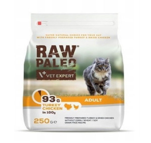 RAW PALEO Adult CAT Turkey & Chicken 250g