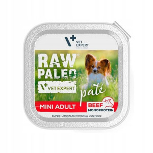 RAW PALEO VET RP ADULT Beef Mini tacka 150g