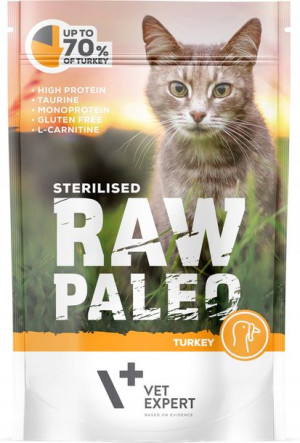 RAW PALEO VET RP KOT Sterilised TURKEY 100g