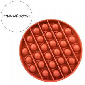 Push Bubble Zabawka Sensoryczna Anty Stres Fidget Pomarańcz