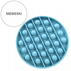 Push Bubble Zabawka Sensoryczna Anty Stres Fidget Niebieski