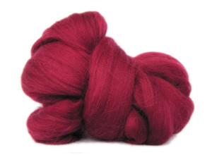 Wełna, czesanka polska, 10g- bordo